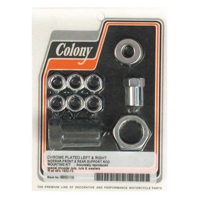 Monteringssats Colony All 32-73 45" & Servi-Car models krom