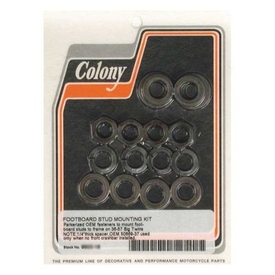 Monteringssats Colony svart Big Twin 36-57