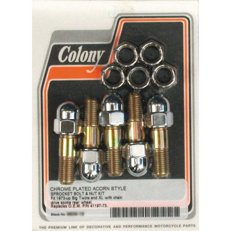 Skruv- och muttersats Colony Big Twin 73-84 8836-10