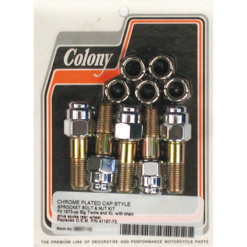 Skruv- och muttersats Colony Big Twin 73-84 8837-10