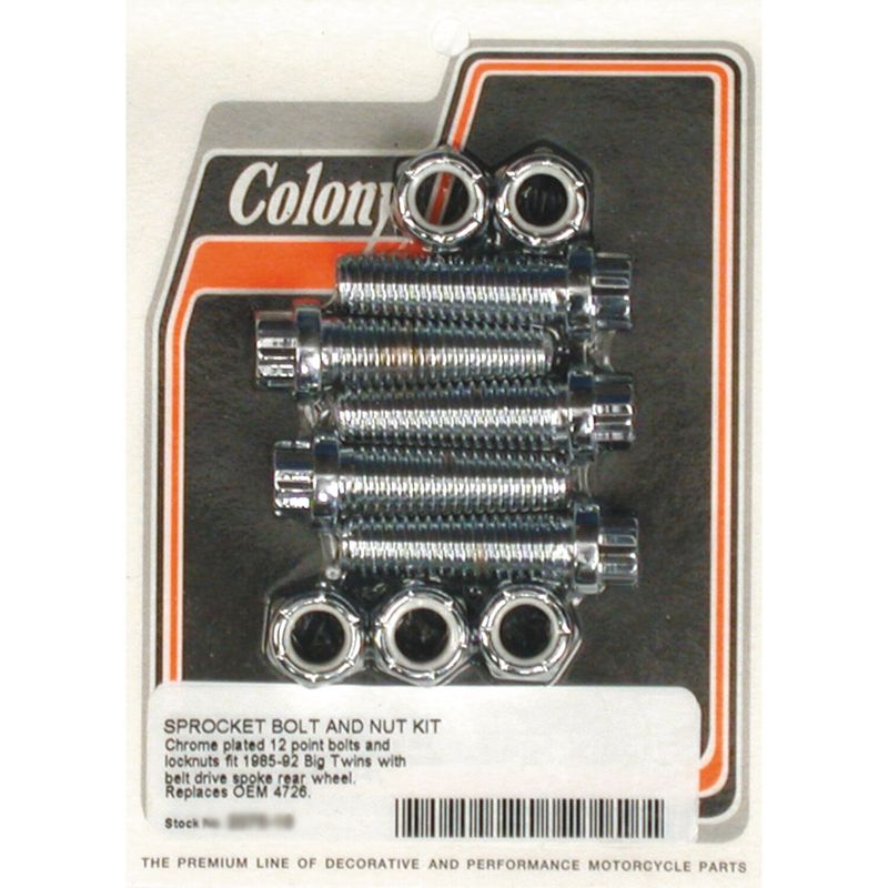 Skruv- och muttersats Colony Big Twin 85-92 2275-10