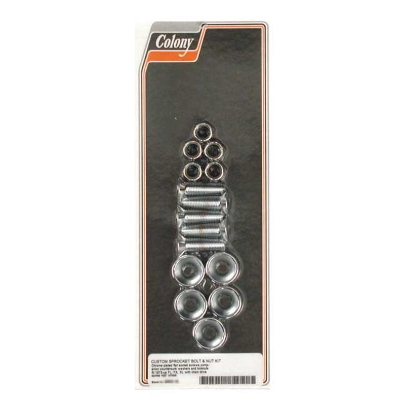 Skruv- och muttersats Colony Big Twin 73-84 9856-15