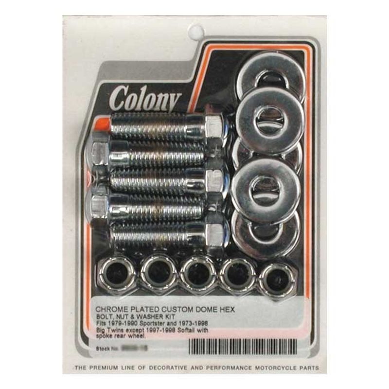 Skruvsats drev Colony krom Big Twin 73-92 9609-15