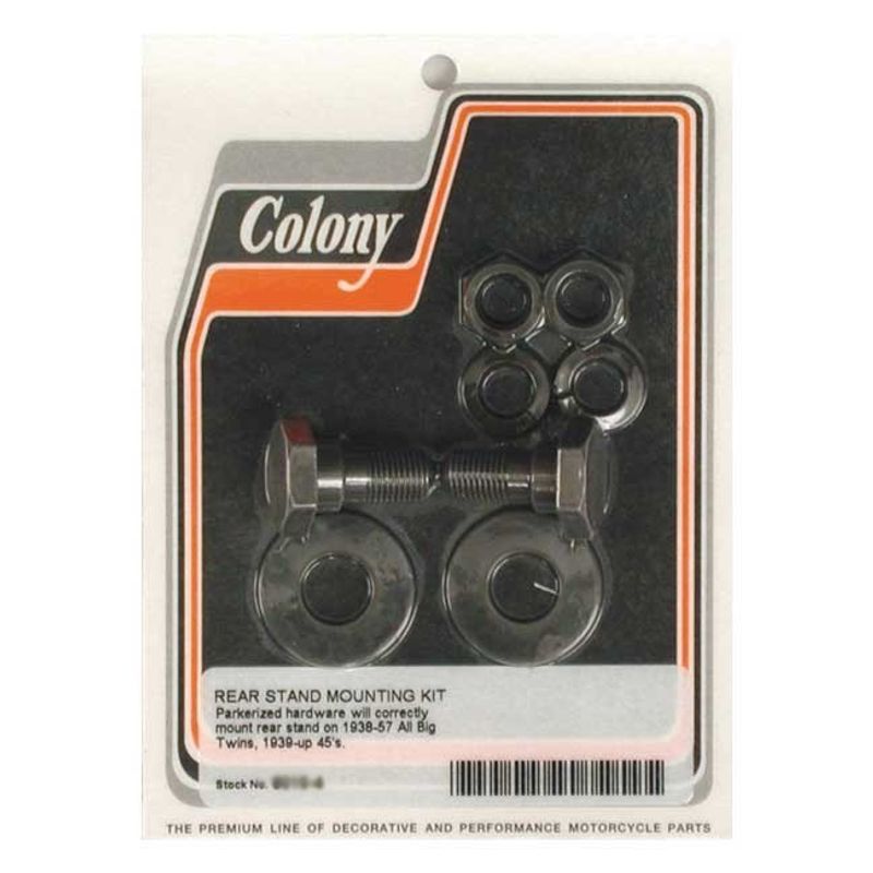 Monteringssats stöd bak Colony OHV & Flathead Big Twin 38-57 svart