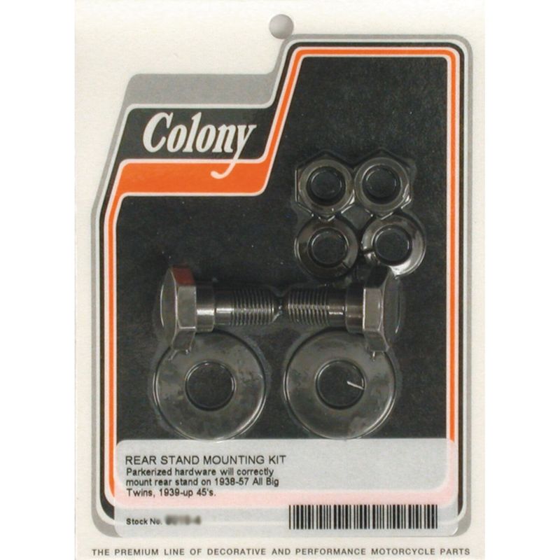 Monteringssats stöd bak Colony OHV & Flathead Big Twin 38-57 svart