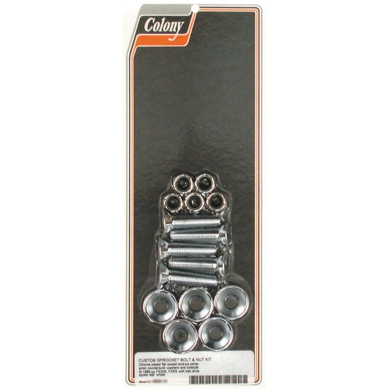 Skruv- och muttersats Colony Big Twin 85-92 9858-15