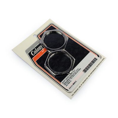 Muttrar klammer växelkulis Colony nickel 1916-1935 alla H-D (2-pack)