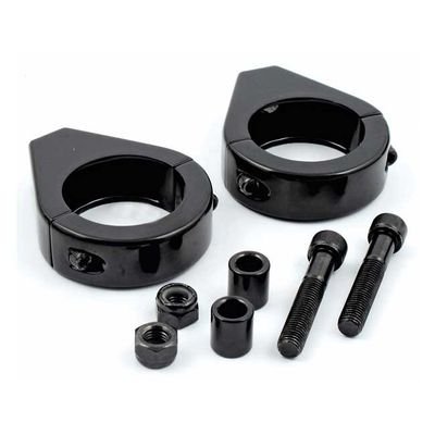 Klammer fäste MCS 39mm slät svart universal