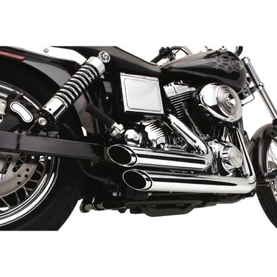Avgassystem Vance & Hines 2-1/2" krom Dyna 91-05