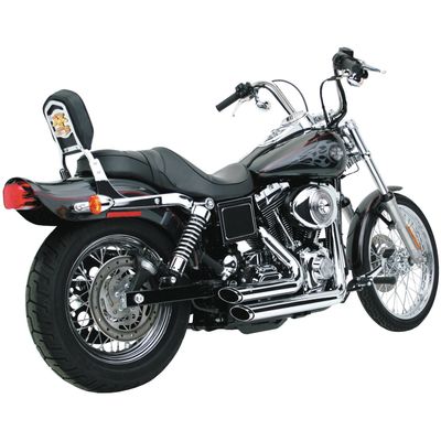Avgassystem Vance & Hines 2-1/2" krom Dyna 91-05