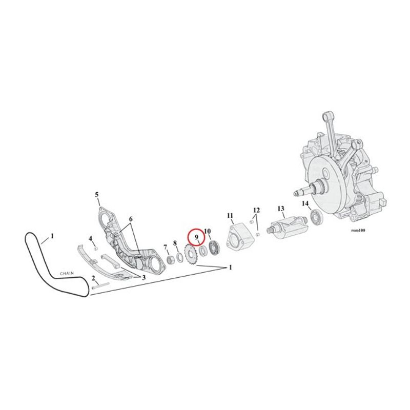 Distans MCS .190" Twin Cam B 00-06