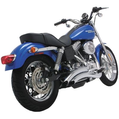 Avgassystem Vance & Hines 2 2-1/2" krom Dyna 91-05