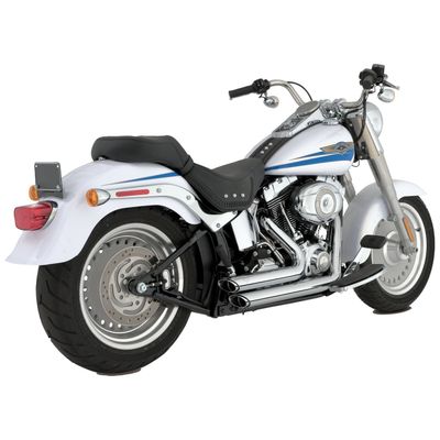 Avgassystem Vance & Hines 2-1/2" Softail 87-11 krom