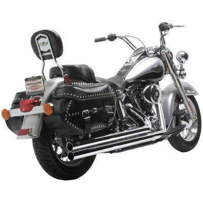 Avgassystem Vance & Hines 2 1/2" lång Softail FXST, FXSTC, FXSTB,