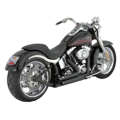 Avgassystem Vance & Hines 2-1/2" Softail 87-11 svart