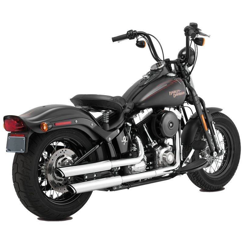 Slip-on ljuddämpare Vance & Hines 3" FLSTN, FLS/S 07-16 krom