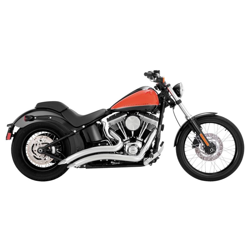 Avgassystem Vance & Hines 2 2-1/2" krom Softail 86-17