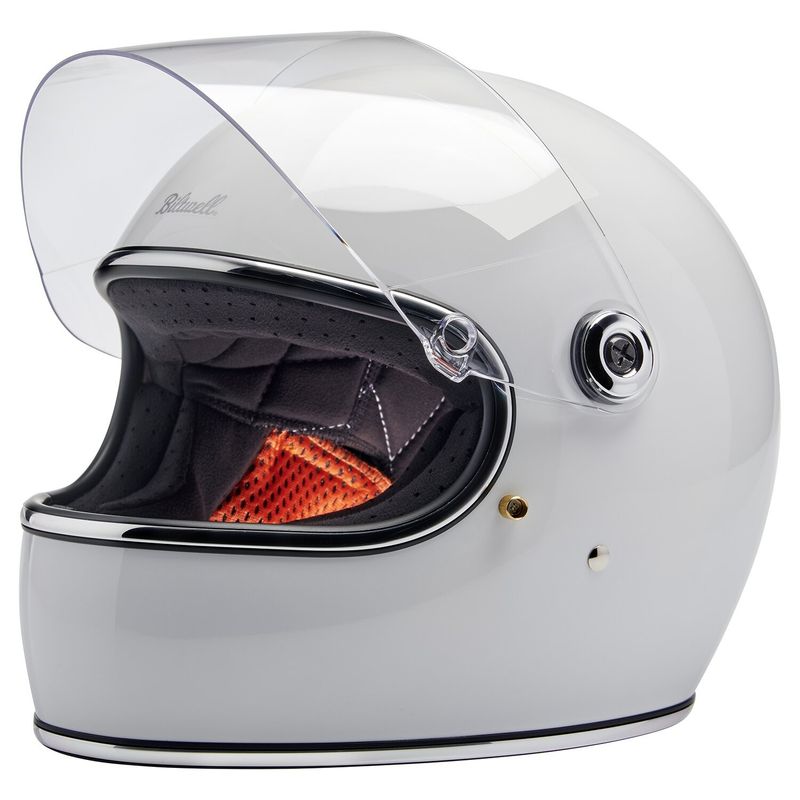Hjälm Biltwell Gringo S Blank vit