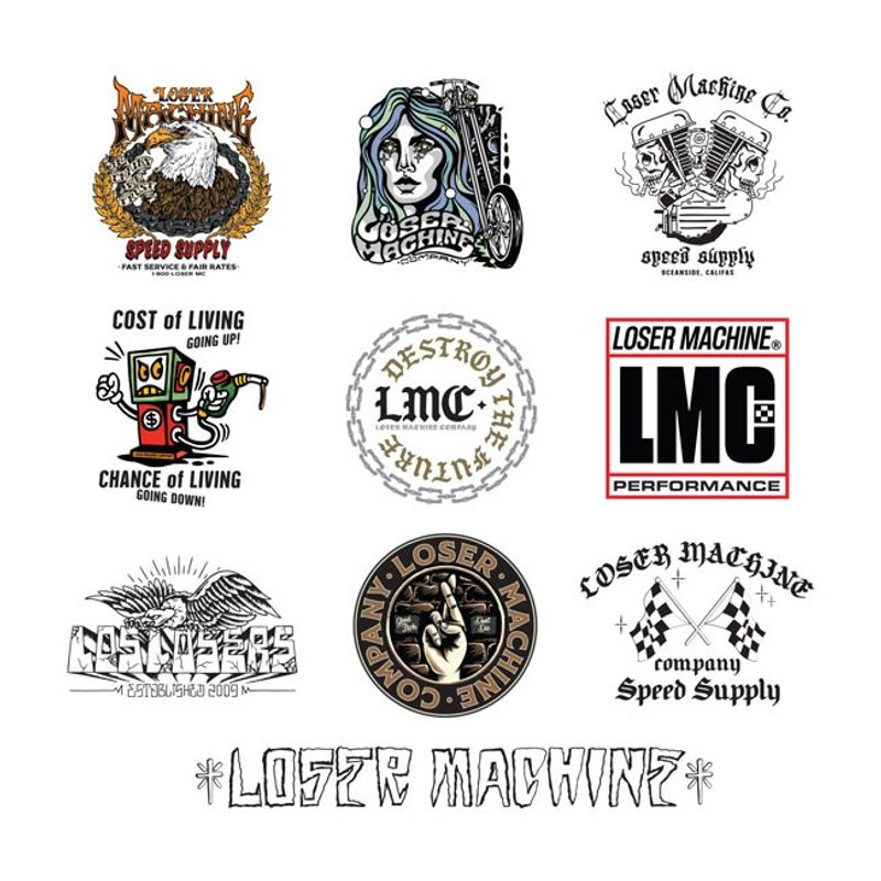 Loser Machine LMC stickers pack x