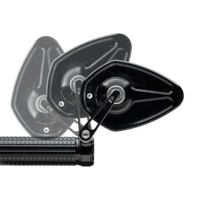 Spegel Motogadget 60 83mm 122mm svart universal
