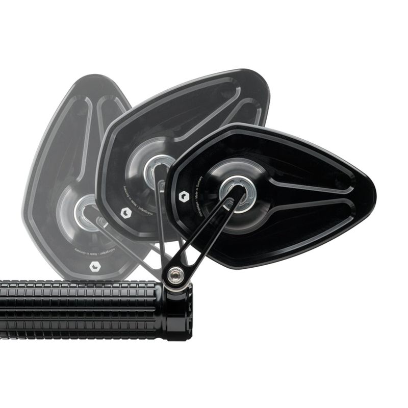 Spegel Motogadget 60 83mm 122mm svart universal