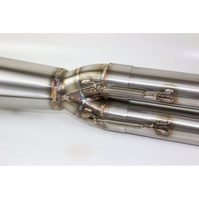 Avgassystem Kodlin Next Level 2 1 klar rostfri Softail 18-24