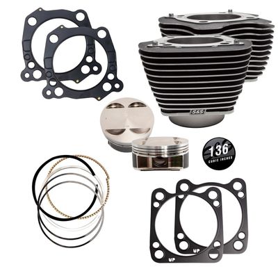 Kolvsats cylinder S&S 136" M8 models 17-25 klar