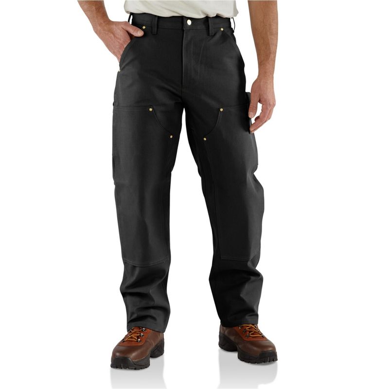 Byxor fram Carhartt Duck D Logger stl 34/32 svart