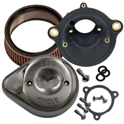 Luftfiltersats S&S 170-0797 Lava Teardrop krom Softail 25-26