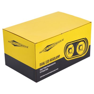 Strålkastare MCS Bright RG dubbel LED Road Glide 15-24