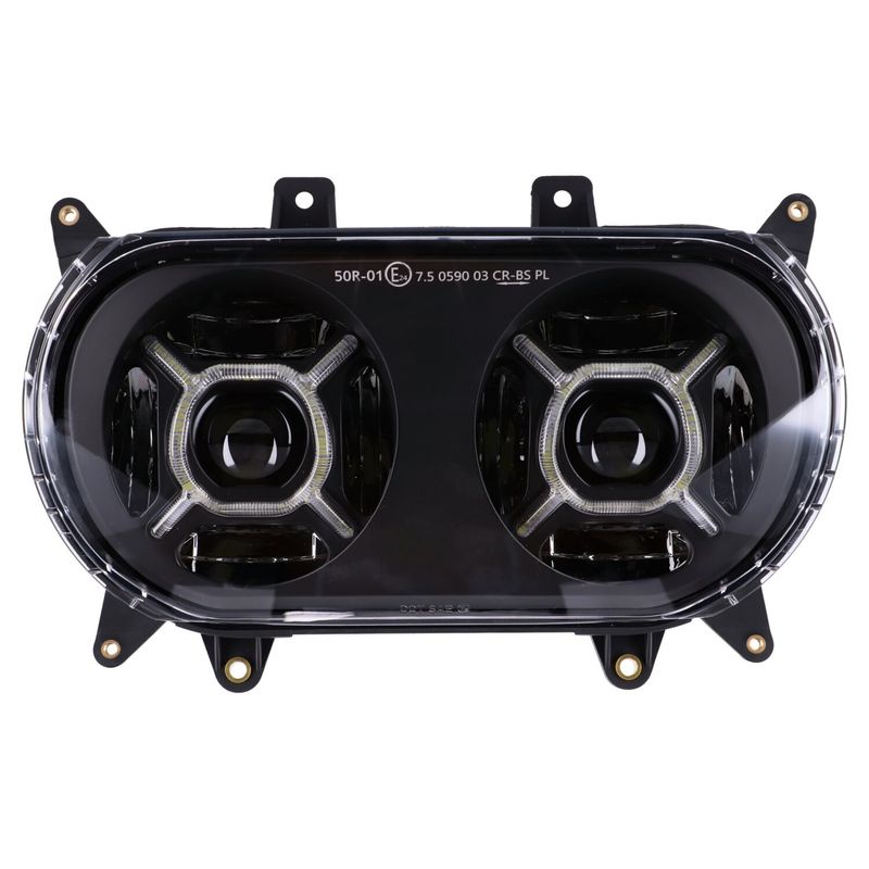 Strålkastare MCS Bright RG dubbel LED Road Glide 15-24