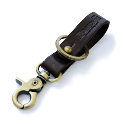 Trip Machine Key Fob tobacco / antique gold