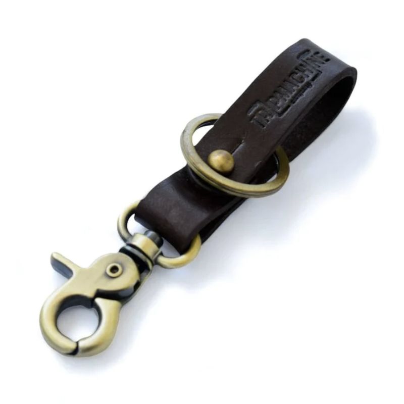 Trip Machine Key Fob tobacco / antique gold