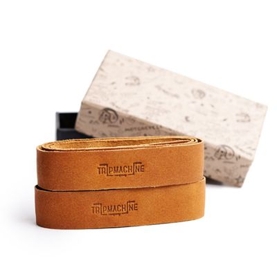 Handtag styre Tripmachine Trip Machine läder universal beige