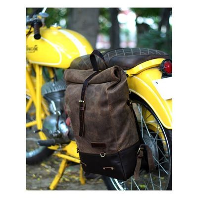 Ryggsäck/sidoväska Trip Machine Backpack/Saddlebag tobaksbrun