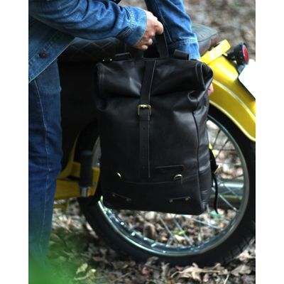 Ryggsäck/sidoväska Trip Machine Backpack/Saddlebag svart