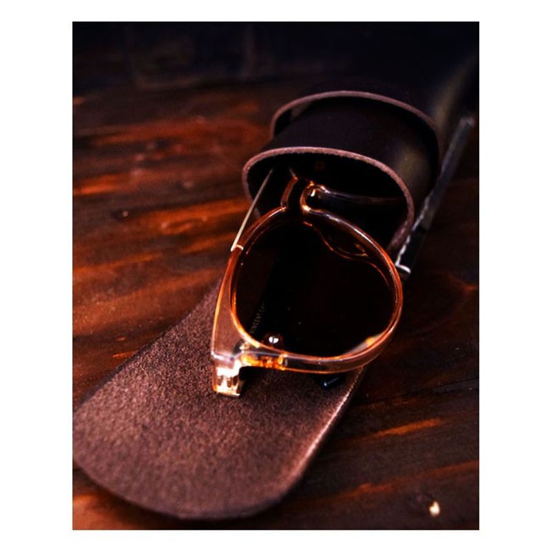 Trip Machine Sunglasses Case Tobacco 19 X 6 X 4 Cm Stash Your Eyewear