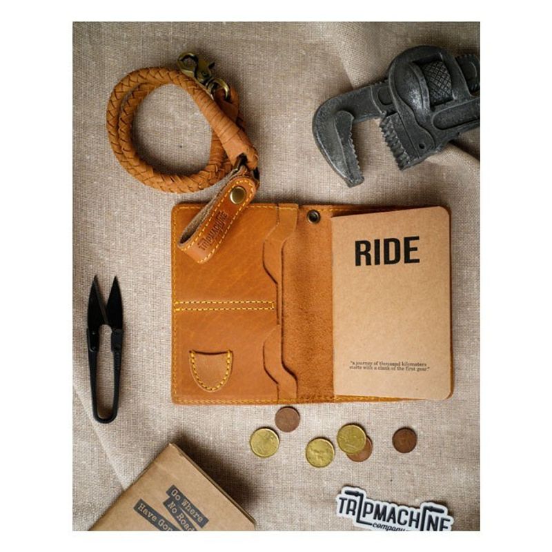 Plånbok Trip Machine Explorer vintage tan