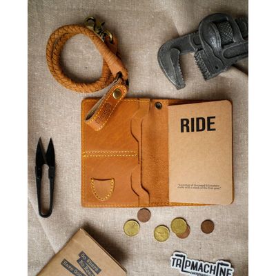 Plånbok Trip Machine Explorer vintage tan