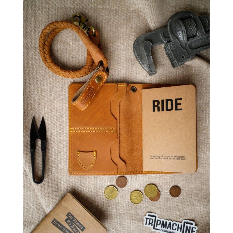 Plånbok Trip Machine Explorer vintage tan