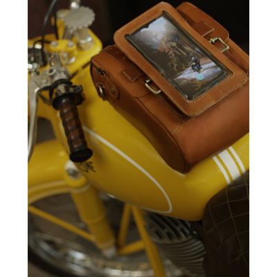 Trip Machine Phone pouch vintage tan