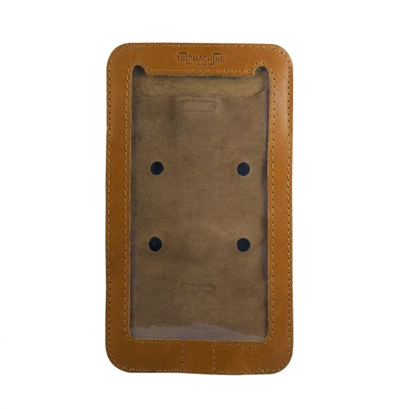 Trip Machine Phone pouch vintage tan