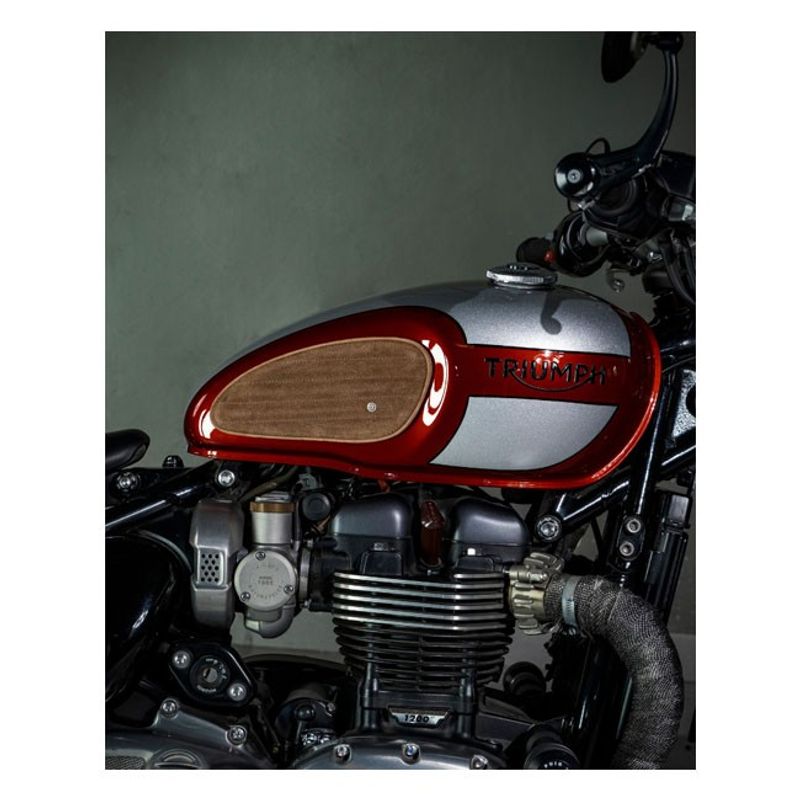 Tank Tripmachine Trip Machine Tobacco Pad 24cm läder brun universal