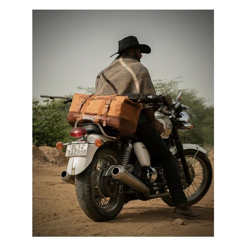 Bag Trip Machine Outlaw duffle 50 liter vintage tan