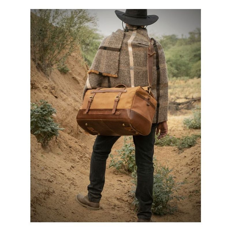 Bag Trip Machine Outlaw duffle 50 liter vintage tan