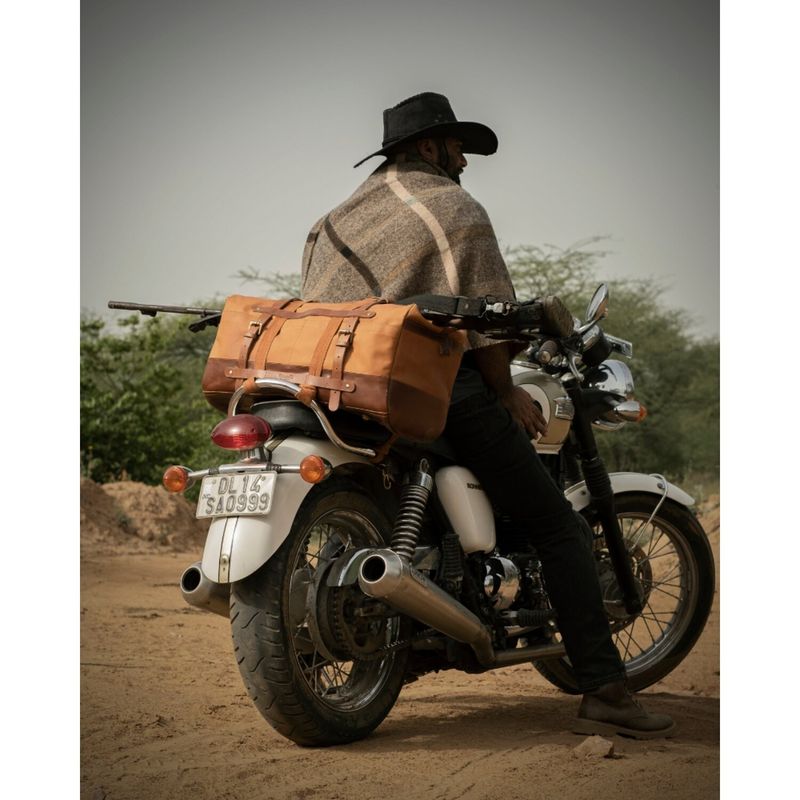 Bag Trip Machine Outlaw duffle 50 liter vintage tan