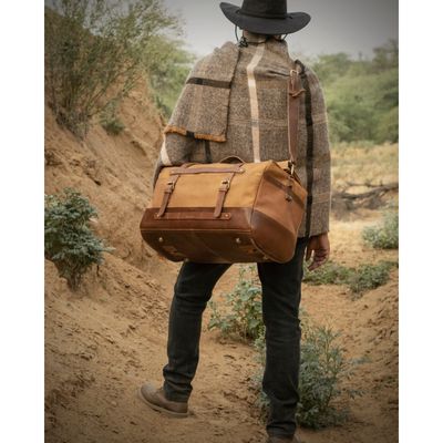 Bag Trip Machine Outlaw duffle 50 liter vintage tan