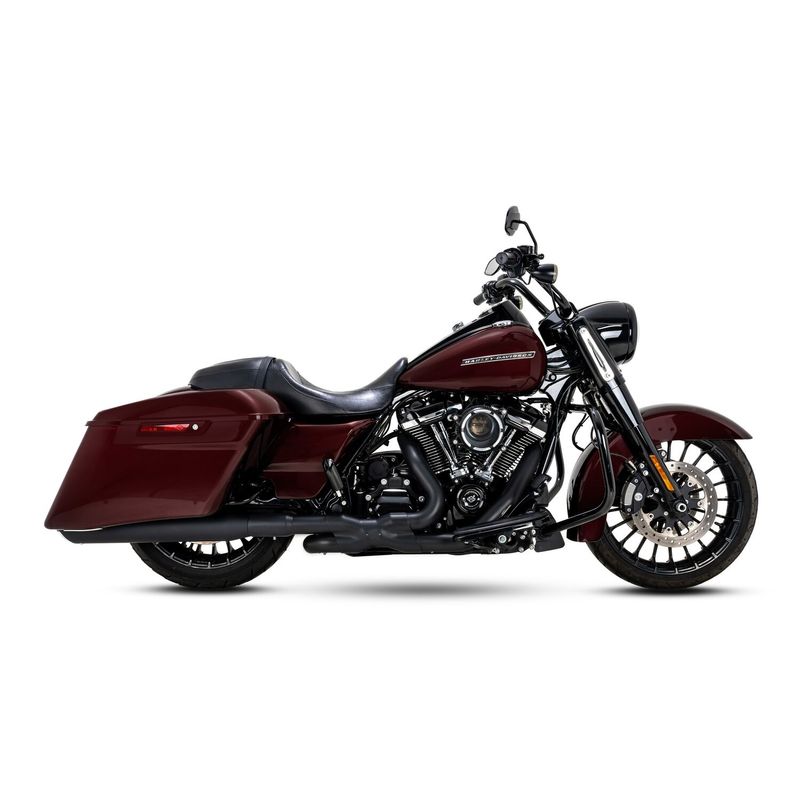 Slip-on ljuddämpare Vance & Hines Twin Slash 4" rund svart FLT/Touring 17-25