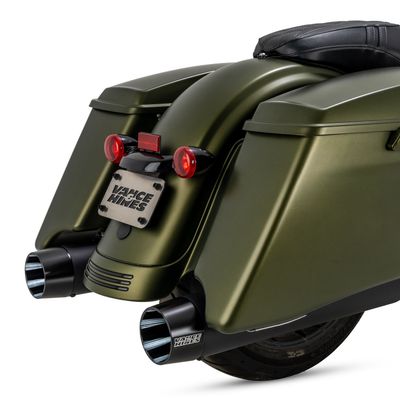 Slip-on ljuddämpare Vance & Hines Blackbird 450 svart FLT/Touring 17-26