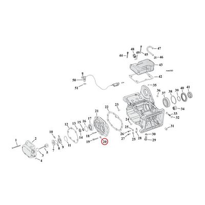 Bricka MCS 11/32 11/16 1/16 Amongst others all Twin Cam m.fl.